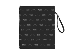 Porta Jaleco Preto - Logo Aspen