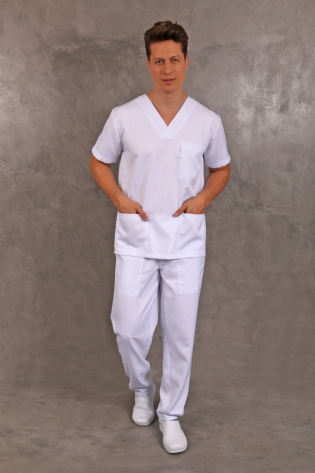 Scrub Gabardine Classic Branco Ref. 5271