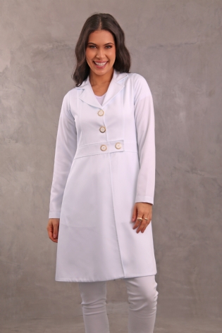 Jaleco Gabardine Premium Ref. 2573D