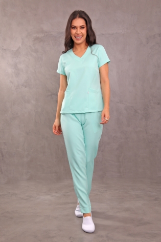 Scrub Gabardine  Classic Verde Água Ref. 5503