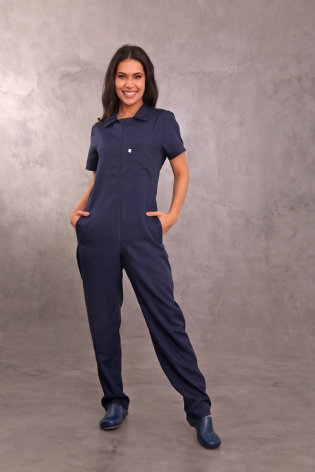 Macacão Gabardine Classic Marinho Ref. 5506