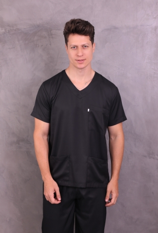 Scrub Gabardine Soft Preto Ref. 5515